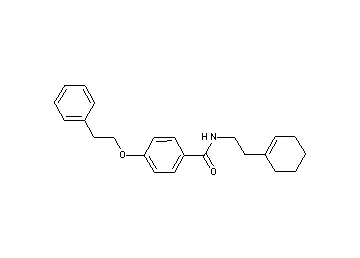N-[2-(1-cyclohexen-1-yl)ethyl]-4-(2-phenylethoxy)benzamide - Click Image to Close
