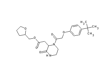 tetrahydro-2-furanylmethyl {1-[(4-tert-butylphenoxy)acetyl]-3-oxo-2-piperazinyl}acetate - Click Image to Close