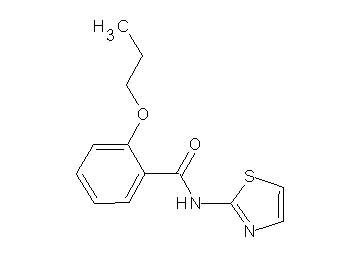 2-propoxy-N-1,3-thiazol-2-ylbenzamide - Click Image to Close