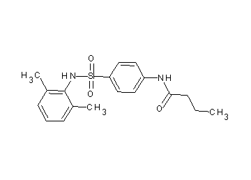 N-(4-{[(2,6-dimethylphenyl)amino]sulfonyl}phenyl)butanamide - Click Image to Close