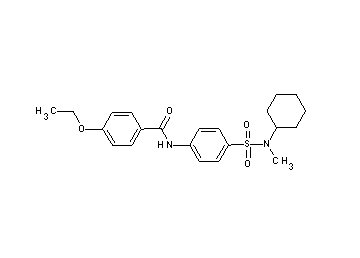 N-(4-{[cyclohexyl(methyl)amino]sulfonyl}phenyl)-4-ethoxybenzamide - Click Image to Close