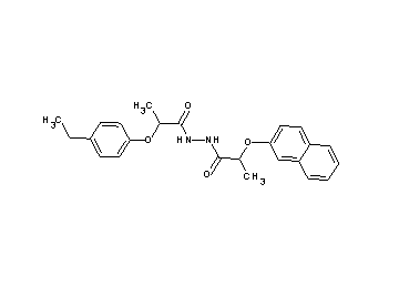 2-(4-ethylphenoxy)-N'-[2-(2-naphthyloxy)propanoyl]propanohydrazide - Click Image to Close