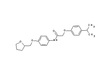2-(4-isopropylphenoxy)-N-[4-(tetrahydro-2-furanylmethoxy)phenyl]acetamide - Click Image to Close