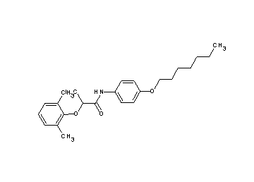 2-(2,6-dimethylphenoxy)-N-[4-(heptyloxy)phenyl]propanamide - Click Image to Close