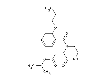 isopropyl [3-oxo-1-(2-propoxybenzoyl)-2-piperazinyl]acetate - Click Image to Close