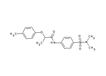 N-{4-[(dimethylamino)sulfonyl]phenyl}-2-(4-methylphenoxy)propanamide - Click Image to Close