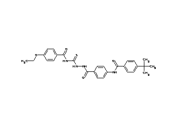 4-tert-butyl-N-{4-[(2-{[(4-ethoxybenzoyl)amino]carbonothioyl}hydrazino)carbonyl]phenyl}benzamide - Click Image to Close