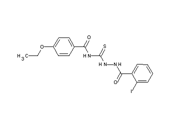 4-ethoxy-N-{[2-(2-iodobenzoyl)hydrazino]carbonothioyl}benzamide - Click Image to Close