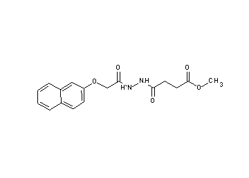 methyl 4-{2-[(2-naphthyloxy)acetyl]hydrazino}-4-oxobutanoate - Click Image to Close