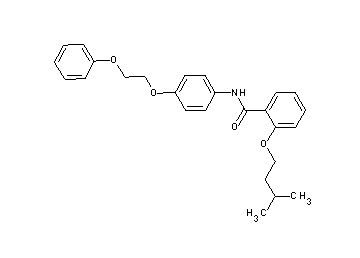 2-(3-methylbutoxy)-N-[4-(2-phenoxyethoxy)phenyl]benzamide - Click Image to Close