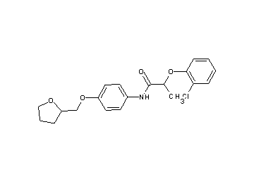 2-(2-chlorophenoxy)-N-[4-(tetrahydro-2-furanylmethoxy)phenyl]propanamide - Click Image to Close