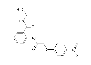 N-ethyl-2-{[(4-nitrophenoxy)acetyl]amino}benzamide - Click Image to Close