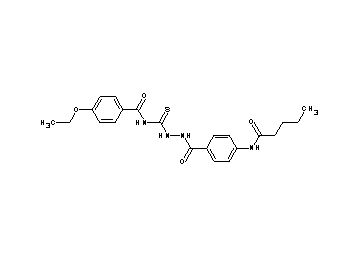 4-ethoxy-N-({2-[4-(pentanoylamino)benzoyl]hydrazino}carbonothioyl)benzamide - Click Image to Close