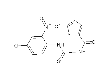 N-{[(4-chloro-2-nitrophenyl)amino]carbonothioyl}-2-thiophenecarboxamide - Click Image to Close