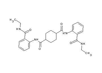 N,N'-bis{2-[(ethylamino)carbonyl]phenyl}-1,4-cyclohexanedicarboxamide - Click Image to Close