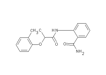 2-{[2-(2-chlorophenoxy)propanoyl]amino}benzamide - Click Image to Close