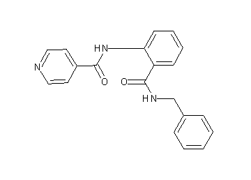 N-{2-[(benzylamino)carbonyl]phenyl}isonicotinamide - Click Image to Close