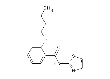 2-butoxy-N-1,3-thiazol-2-ylbenzamide - Click Image to Close