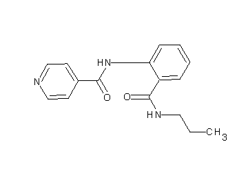 N-{2-[(propylamino)carbonyl]phenyl}isonicotinamide - Click Image to Close