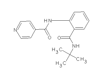 N-{2-[(tert-butylamino)carbonyl]phenyl}isonicotinamide - Click Image to Close