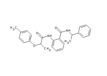 2-{[2-(4-methylphenoxy)propanoyl]amino}-N-(1-phenylethyl)benzamide - Click Image to Close