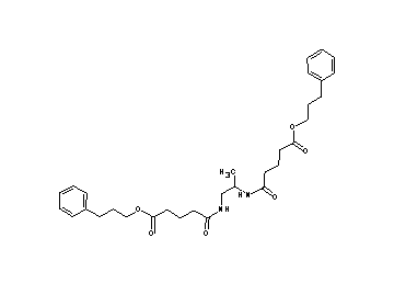 bis(3-phenylpropyl) 5,5'-[1,2-propanediyldi(imino)]bis(5-oxopentanoate) - Click Image to Close
