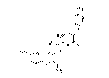 N,N'-1,2-propanediylbis[2-(4-methylphenoxy)butanamide] - Click Image to Close