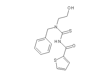 N-{[benzyl(2-hydroxyethyl)amino]carbonothioyl}-2-thiophenecarboxamide - Click Image to Close