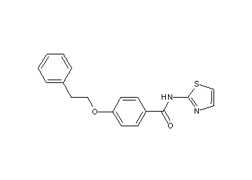 4-(2-phenylethoxy)-N-1,3-thiazol-2-ylbenzamide - Click Image to Close