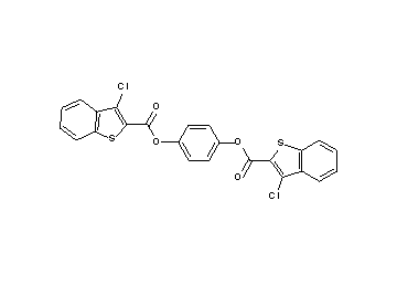 1,4-phenylene bis(3-chloro-1-benzothiophene-2-carboxylate) - Click Image to Close