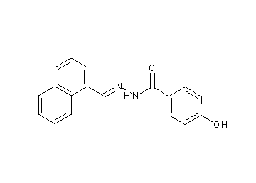 4-hydroxy-N'-(1-naphthylmethylene)benzohydrazide