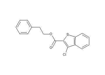 2-phenylethyl 3-chloro-1-benzothiophene-2-carboxylate - Click Image to Close