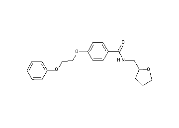 4-(2-phenoxyethoxy)-N-(tetrahydro-2-furanylmethyl)benzamide