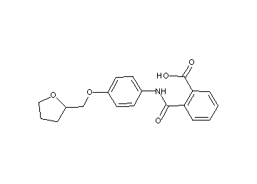 2-({[4-(tetrahydro-2-furanylmethoxy)phenyl]amino}carbonyl)benzoic acid