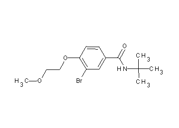 3-bromo-N-(tert-butyl)-4-(2-methoxyethoxy)benzamide - Click Image to Close
