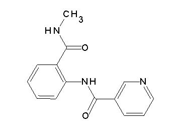 N-{2-[(methylamino)carbonyl]phenyl}nicotinamide - Click Image to Close