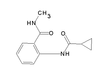 2-[(cyclopropylcarbonyl)amino]-N-methylbenzamide - Click Image to Close