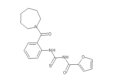 N-({[2-(1-azepanylcarbonyl)phenyl]amino}carbonothioyl)-2-furamide - Click Image to Close