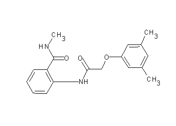 2-{[(3,5-dimethylphenoxy)acetyl]amino}-N-methylbenzamide - Click Image to Close