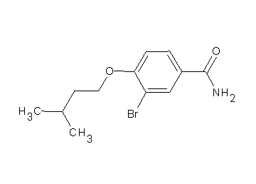3-bromo-4-(3-methylbutoxy)benzamide - Click Image to Close