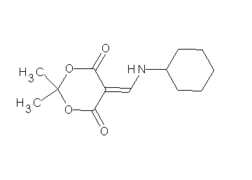 5-[(cyclohexylamino)methylene]-2,2-dimethyl-1,3-dioxane-4,6-dione - Click Image to Close