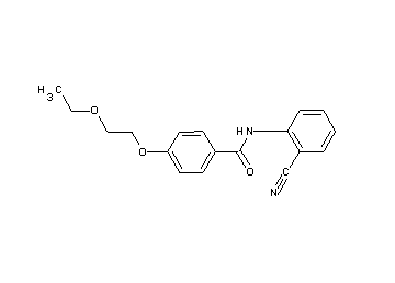 N-(2-cyanophenyl)-4-(2-ethoxyethoxy)benzamide