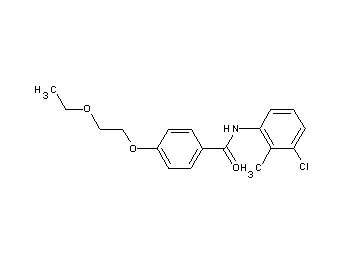 N-(3-chloro-2-methylphenyl)-4-(2-ethoxyethoxy)benzamide - Click Image to Close