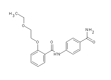 N-[4-(aminocarbonyl)phenyl]-2-(2-ethoxyethoxy)benzamide - Click Image to Close