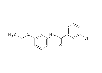 3-chloro-N-(3-ethoxyphenyl)benzamide