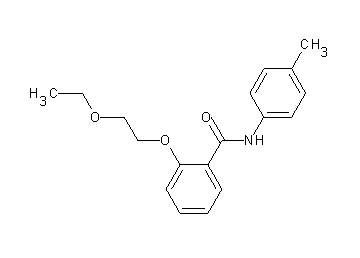 2-(2-ethoxyethoxy)-N-(4-methylphenyl)benzamide - Click Image to Close