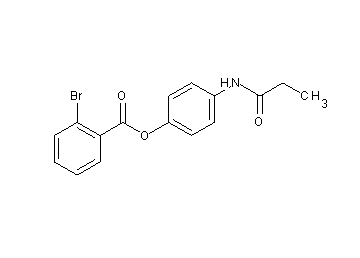 4-(propionylamino)phenyl 2-bromobenzoate - Click Image to Close