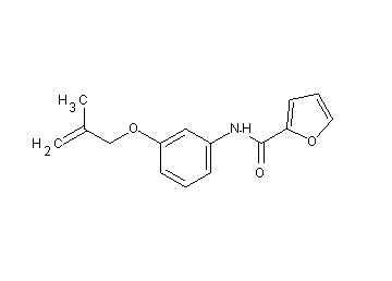 N-{3-[(2-methyl-2-propen-1-yl)oxy]phenyl}-2-furamide - Click Image to Close