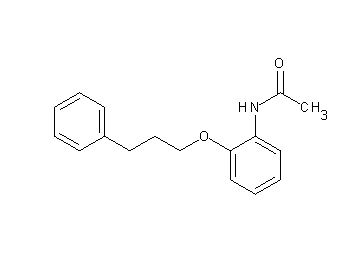 N-[2-(3-phenylpropoxy)phenyl]acetamide - Click Image to Close