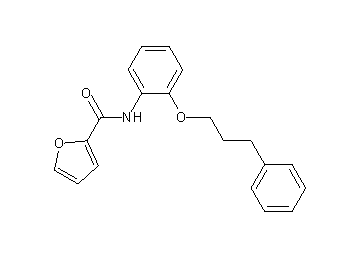 N-[2-(3-phenylpropoxy)phenyl]-2-furamide - Click Image to Close